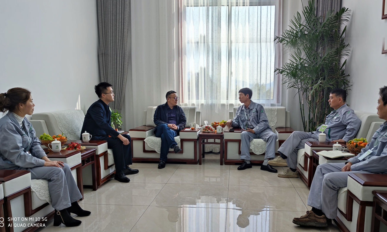 我公司接受振東集團高層考察